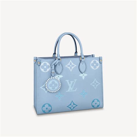 louis vuitton onthego mm summer blue|louis vuitton onthego mm tote.